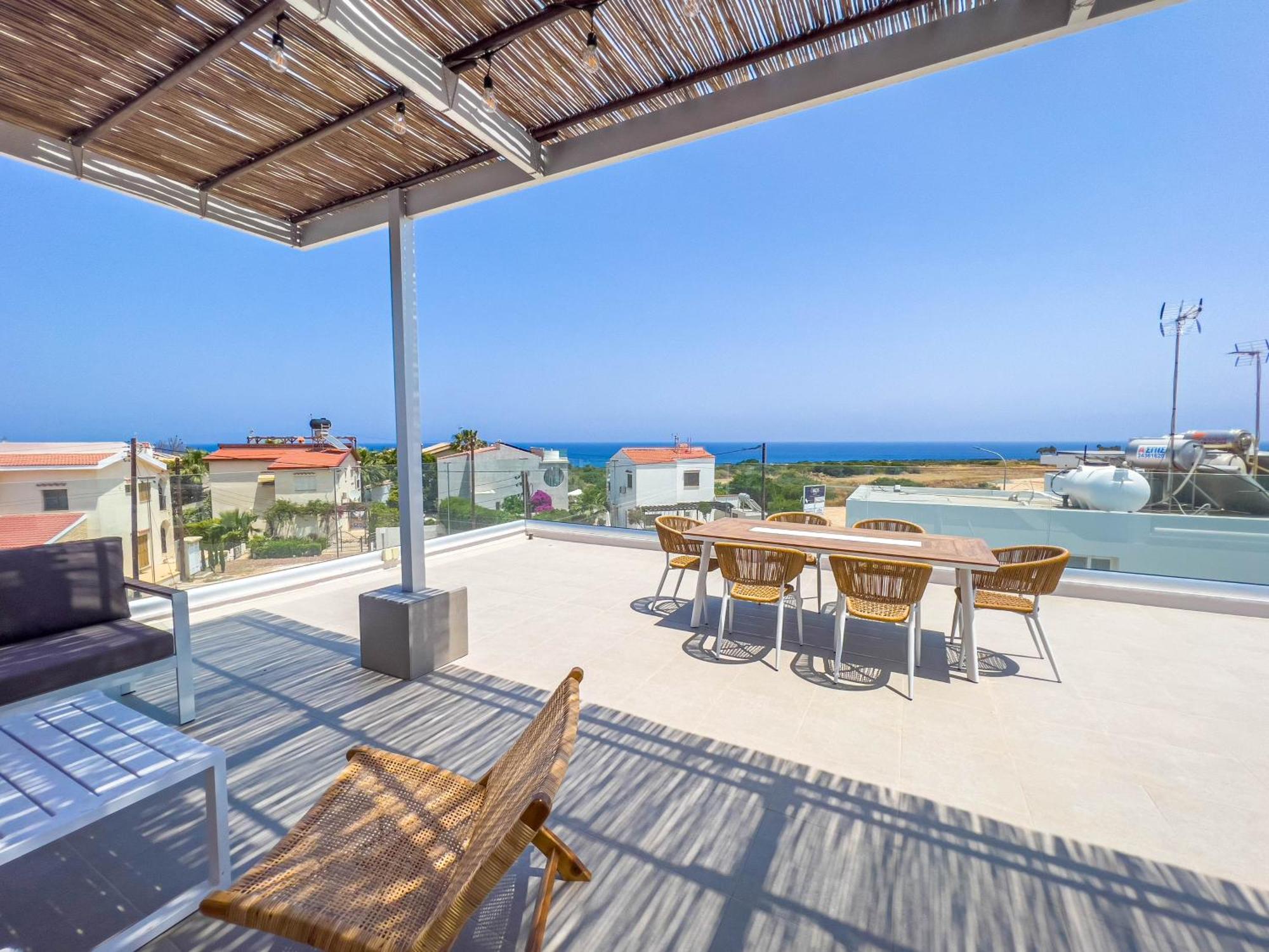 Geo Panoramic Villa +Pool +Game Room +Gym Protaras Dış mekan fotoğraf