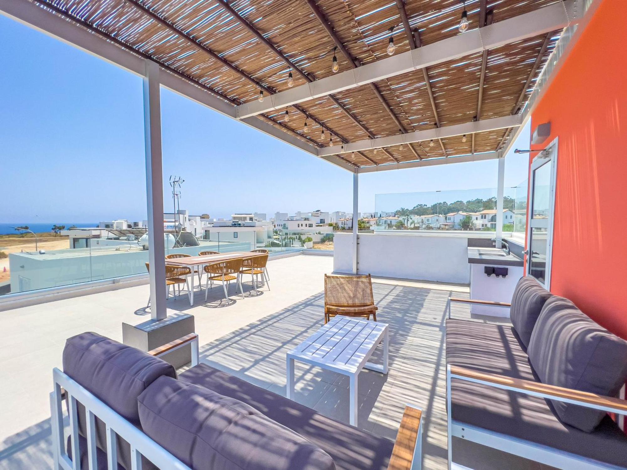 Geo Panoramic Villa +Pool +Game Room +Gym Protaras Dış mekan fotoğraf